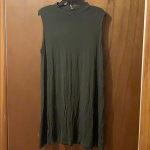 Dark Green T-shirt Dress
